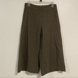 Isda & Co Pants Women’s Size 2 Olive Wide leg gaucho pants
